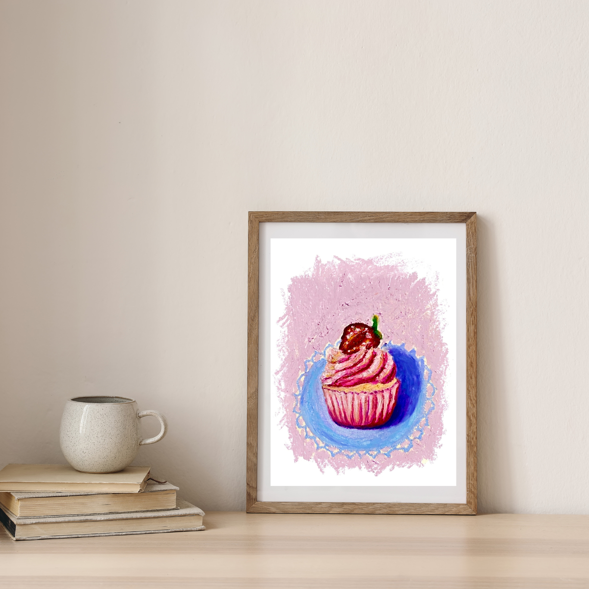 Sweet Treat in Strawberry Art Print
