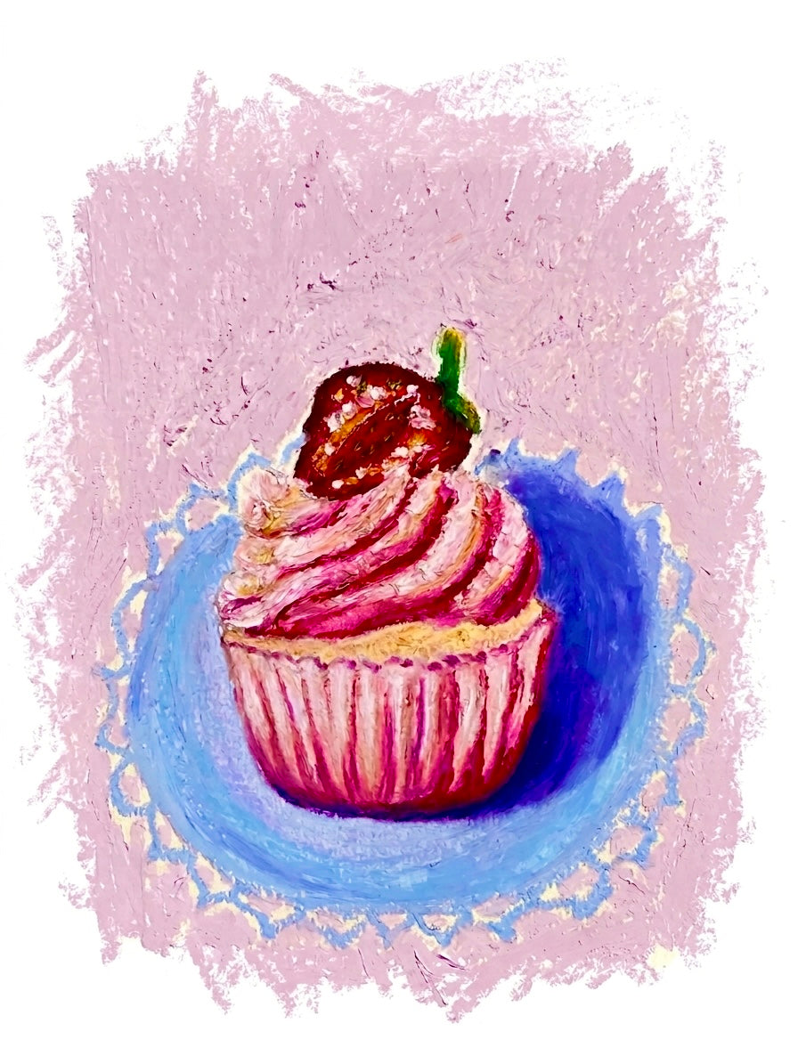 Sweet Treat in Strawberry Art Print