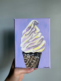 Lavender soft serve