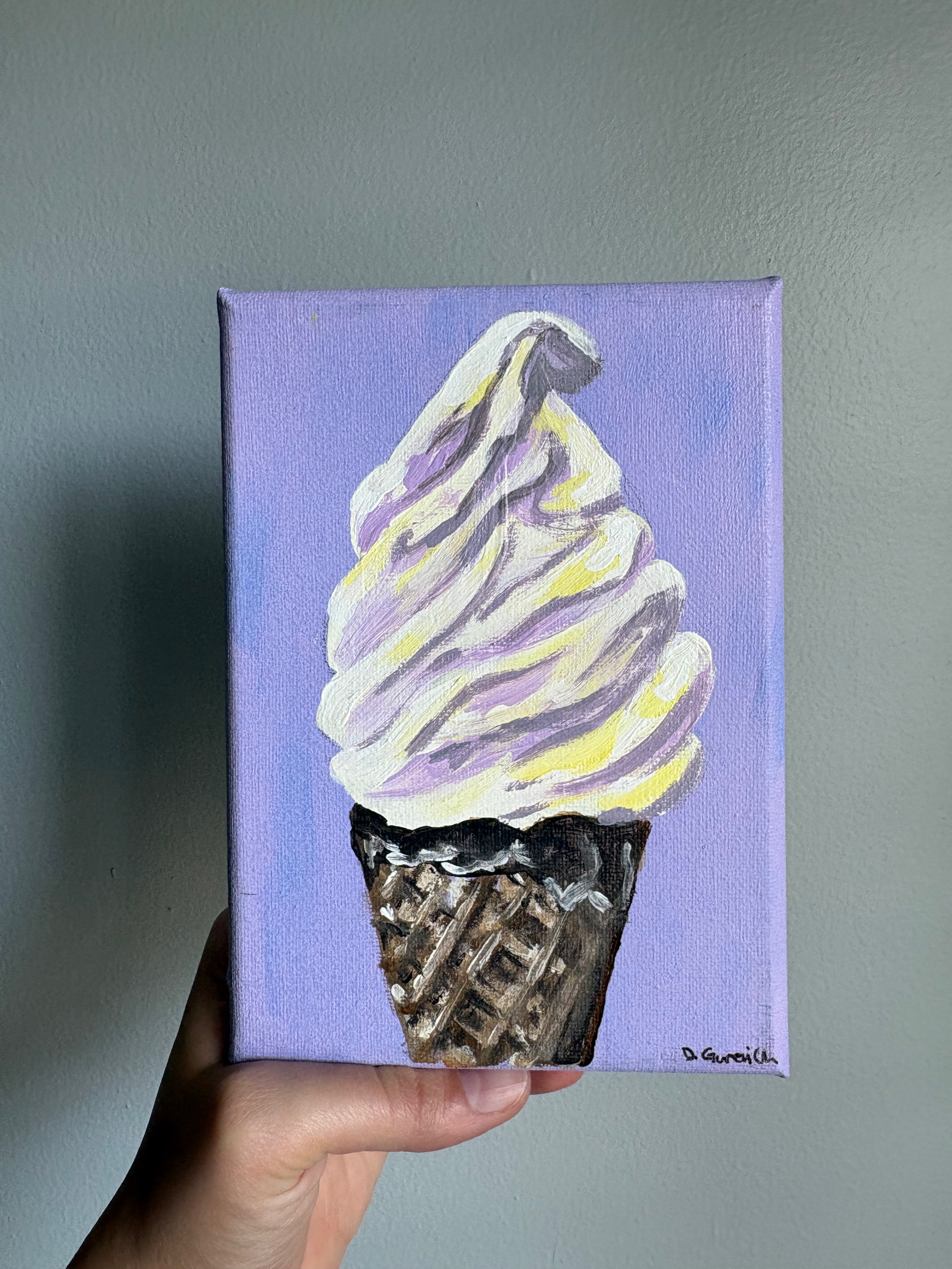 Lavender soft serve