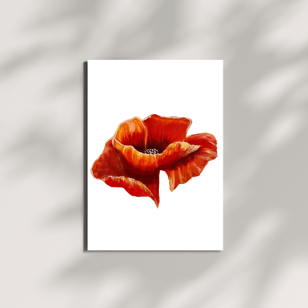 Poppy in Space Art Print