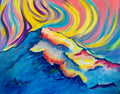 A Moment with the Mountains Art Print