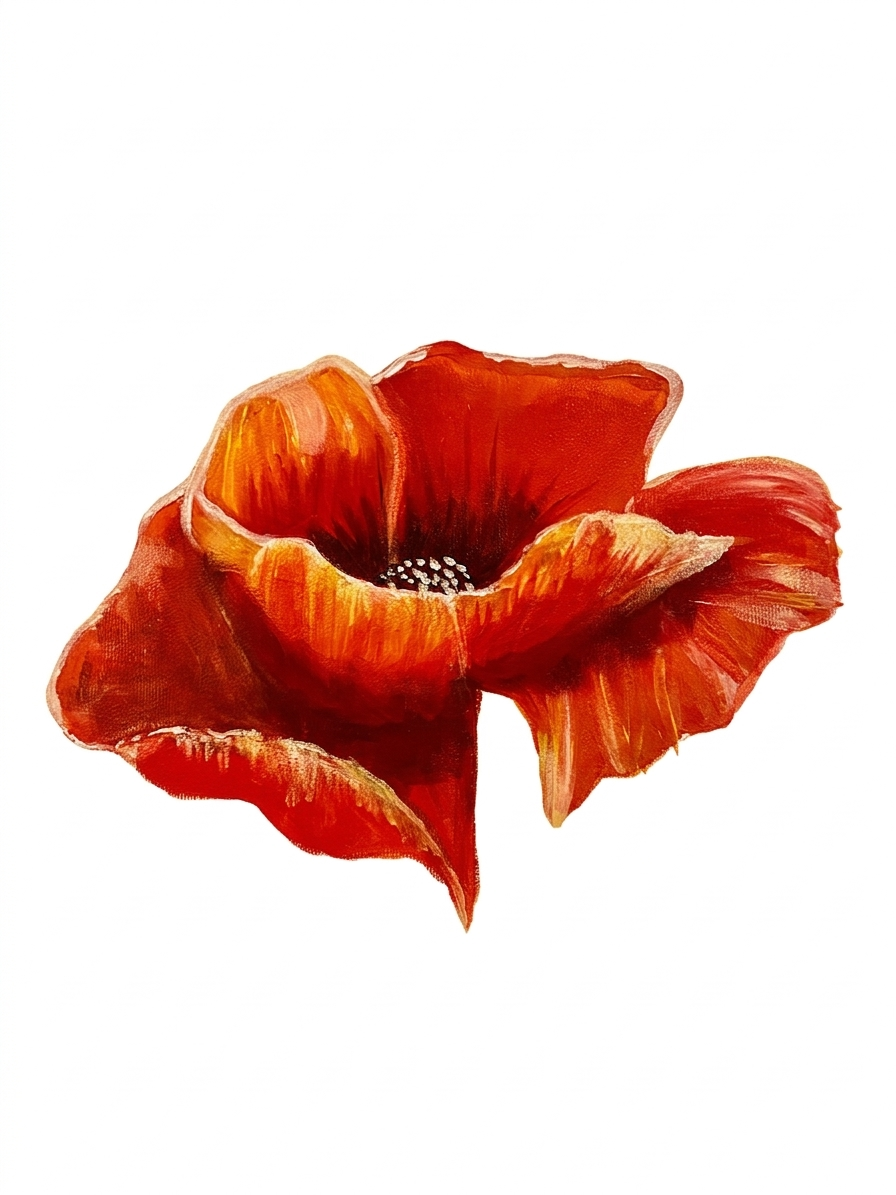 Poppy in Space Art Print